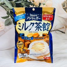 ☆潼漾小舖☆ 日本 Kanro 甘樂 牛奶茶館 糖類0 綜合牛奶糖 72克 牛奶風味焦糖牛奶風味 不