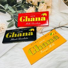 ☆潼漾小舖☆ 日本 LOTTE 樂天 Ghana 加納 烘焙牛奶可可/黑巧克力/牛奶可可 片裝