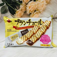 ☆潼漾小舖☆日本 bourbon 北日本 雙味巧克力風味脆餅 夾心餅 18個入 個別包裝