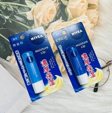 ☆潼漾小舖☆ 日本 NIVEA 濃厚保濕護唇膏 3.9g 無香/微香 兩種風味供選