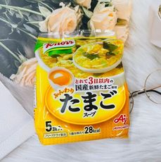 ☆潼漾小舖☆ 日本 Knorr 味之素 Aj 即食蛋花湯 5食入 蛋花湯 即食湯