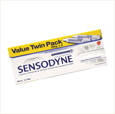 ☆潼漾小舖☆ SENSODYNE 溫和亮白牙膏 100g*2