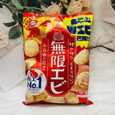 ☆潼漾小舖☆ 日本 龜田製果 無限蝦米果/無限海苔米果 兩種風味供選 蝦仙貝 海苔仙貝 無限米餅 無