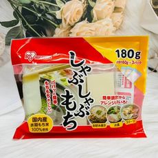 ☆潼漾小舖☆ 日本 IRIS 火鍋用薄片麻糬 180g 涮涮鍋用 甜點 火鍋 大阪燒