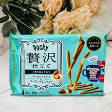 ☆潼漾小舖☆ 日本 glico 格力高 POCKY 贅沢 杏仁牛奶棒 2本*10袋入 杏仁棒 牛奶棒