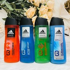 ☆潼漾小舖☆ ADIDAS 愛迪達 潔顏洗髮沐浴露 400ml 三效活力/典藏魅力/動感香氣/三效能