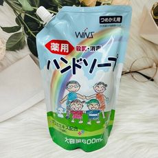 ☆潼漾小舖☆ 日本 WINS 新洗手乳 家庭號補充包 600ml 清爽柑橘香氛