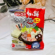 ☆潼漾小舖☆ 日本 佐藤 麻糬 個別包裝 100g 國內產麻薯米使用