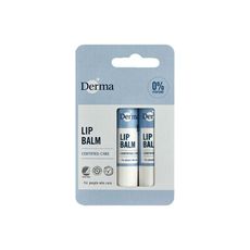 【Derma】蜂蠟植萃護唇膏4.8g-2入組/滋潤/無香味/溫和/嬰兒/新生兒/天然/無添加/3大國