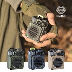 MUZEN Wild Mini 戶外越野防水藍牙喇叭 露營 戶外 IPX5防水 迷彩 軍事 登山