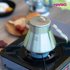 【HARIO】V60戶外旅行露營登山用金屬不鏽鋼分享壺(500ml) O-VCSM-50-HSV