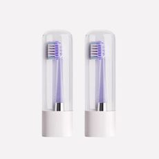 【JIMOK】J6 PRO電動牙刷刷頭兩入組(清潔型刷毛)-太空銀