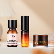 【HBN官方】α-熊果苷亮白全明星體驗組(特證版發光水10ml+原白乳10ml+原白霜5g)