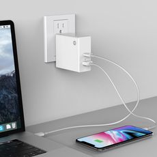 M2 SQUARE 60W 雙孔 PD+QC Type C 快充充電器 (支援MacBook Pro