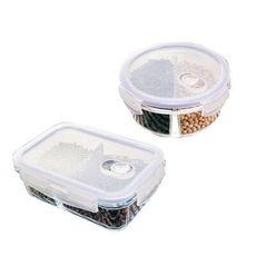 【Recona】優質分隔加大耐熱玻璃餐盒800ml (圓型/方型)