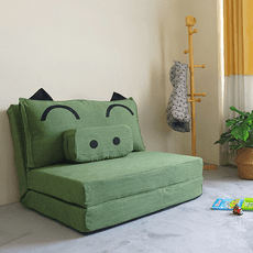 CutePiggy獨立筒慵懶豬造型沙發床