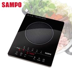 【SAMPO 聲寶】 微電腦 觸控 不挑鍋 黑晶 電陶爐 KM-ZA13P 電磁爐