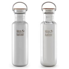 【美國Klean Kanteen】竹片鋼蓋不鏽鋼瓶800ml