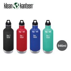 【美國Klean Kanteen】窄口不鏽鋼保溫瓶-946ml