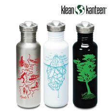 【美國Klean Kanteen】彩繪版不鏽鋼瓶800ml