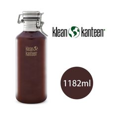 【美國Klean Kanteen】快扣啤酒窄口不鏽鋼瓶1182ml_深琥珀