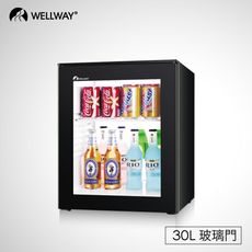 Wellway Minibar XC-30C 節能 小冰箱／飲料專用／容量 30L／0分貝（玻璃門）