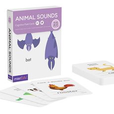 【澳洲mierEdu】幼兒動物聲音認知遊戲卡（英文版）