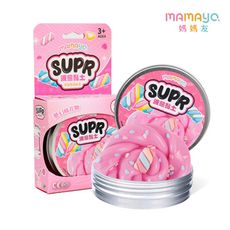 【mamayo】液態黏土奇幻系列-棉花糖(夢幻粉/紓壓玩具/史萊姆/黏土玩具/安全無毒)