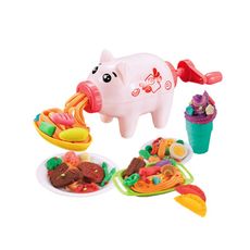 【孩子國】卡通豬黏土麵條機 /包餃子模型益智玩具