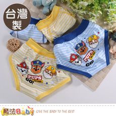 男童內褲(四件一組) 台灣製汪汪隊立大功正版純棉三角內褲 魔法Baby k50998