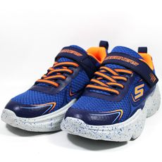 (DY) SKECHERS 男童鞋 WAVE TRONIC 魔鬼氈 休閒運動鞋403885LBLOR