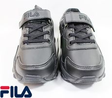 FILA KIDS 大童 童鞋 復古運動鞋 抗菌防鞋墊 康特杯 3-J813V-000黑