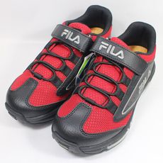 (E8)FILA KIDS 大童鞋 全氣墊 籃球鞋 運動鞋 魔鬼氈 足弓支撐3-B802X-024黑