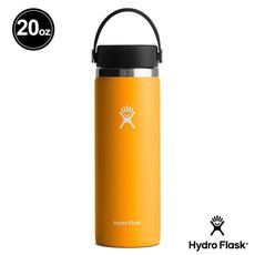 Hydro Flask 寬口 591ml 真空保溫鋼瓶 水壺 水瓶 葵花黃 HFW20BTS827