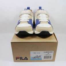 (E8) FILA 童鞋 慢跑運動鞋  康特杯 抗菌防臭 橡膠底3-J803X-931 奶茶藍