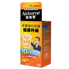 【Schiff Airborne愛維寶】維生素ACE紫錐菊人參發泡錠-香橙口味(10錠)