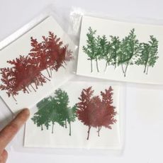 青蒿松 蒿葉染色 乾花押花滴膠手機殼材料 一包10片裝(10入)
