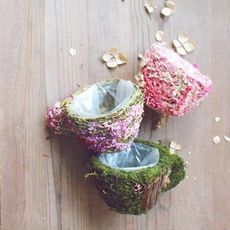 永生花DIY配件，純手工乾花杯子花器，共3款