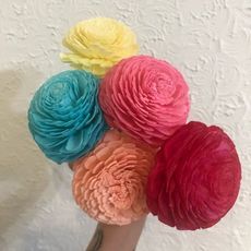 木皮花，索拉花，永生花插花DIY配材，直徑6公分，一支包裝(5入)