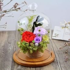 (RS手工花藝禮坊)永生花成品．康乃馨款