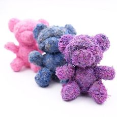 永生花花材，苔蘚動物，尺寸約8.5公分，小號小熊賣場