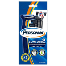 PERSONNA雙層輕便型刮鬍刀5入