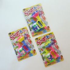 日本原裝 夏日戲水玩具 復古造型 喇叭造型泡泡槍 薩可斯風泡泡槍 電動泡泡槍