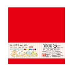 角落生物-小夥伴 蠟光教學色紙B100入
