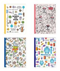 迪士尼Disney 16K定頁筆記-(小熊維尼/米妮/玩具總動員/怪獸電力公司)