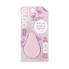 KOKUYO GLOO 2way(粉嫩限定色)好黏便利貼/雙面膠帶(S)1入-粉紅紅鶴
