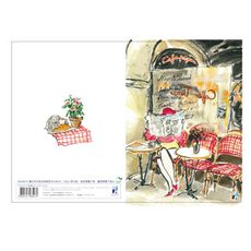 Double A x Miss Pang胖小姐款膠裝筆記本A5/25K(方格內頁)-CafeTime