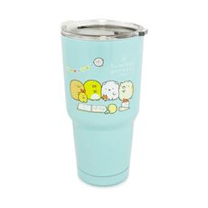 角落生物-小夥伴 不鏽鋼冰壩杯(酷涼杯)/900ml-淺藍