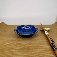櫻花小皿 窯變-藍