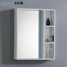 【CERAX 洗樂適衛浴】KARNS卡尼斯 60公分防水發泡板鏡櫃、三層開放空間(D-11)